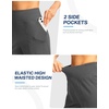 G Gradual Women’s Athletic Shorts 6″ High Waisted Casual Shorts for Women | Stretchy, Quick Dry, Breathable, Lightweight, Moisture-Wicking, Soft, Comfortable，Walking, Workout, Daily(Heather Charcoal Grey)