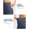 G Gradual Women’s Athletic Shorts 6″ High Waisted Casual Shorts for Women | Stretchy, Quick Dry, Breathable, Lightweight, Moisture-Wicking, Soft, Comfortable，Walking, Workout, Daily(Grey Blue)