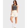 G Gradual Women’s Athletic Shorts 6″ High Waisted Casual Shorts for Women | Stretchy, Quick Dry, Breathable, Lightweight, Moisture-Wicking, Soft, Comfortable，Walking, Workout, Daily(Off-white)