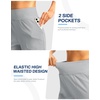 G Gradual Women’s Athletic Shorts 6″ High Waisted Casual Shorts for Women | Stretchy, Quick Dry, Breathable, Lightweight, Moisture-Wicking, Soft, Comfortable，Walking, Workout, Daily(Bright Grey)