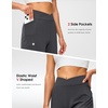 G Gradual Women’s Athletic Shorts 6″ High Waisted Casual Shorts for Women | V-High Waist Design, Soft, Quick Dry, Breathable, Lightweight, Moisture-Wicking, Lightweight, Workout, Daily(Ash Dark Grey)