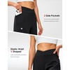 G Gradual Women’s Athletic Shorts 6″ High Waisted Casual Shorts for Women | V-High Waist Design, Soft, Quick Dry, Breathable, Lightweight, Moisture-Wicking, Lightweight, Workout, Daily(Black)
