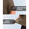 Men’s Cooling Running Shirts Moisture Wicking Workout T-Shirt UPF 50+ | G Gradual Breathable Cool Athletic T-Shirt Ice Performance Tee for Athletic, Gym, Work(Taupe)