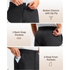 Men’s Golf Shorts 12″ Long 4 Pockets Lightweight Knee Length Quick Dry | Breathable, Straight Fit, Casual, Hiking, Work, Travel Short(Black)