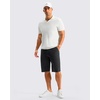 Men’s Golf Shorts 12″ Long 4 Pockets Lightweight Knee Length Quick Dry | Breathable, Straight Fit, Casual, Hiking, Work, Travel Short(Black)