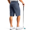 Men’s Golf Shorts 12″ Long 4 Pockets Lightweight Knee Length Quick Dry | Breathable, Straight Fit, Casual, Hiking, Work, Travel Short(Grey Blue)