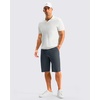 Men’s Golf Shorts 12″ Long 4 Pockets Lightweight Knee Length Quick Dry | Breathable, Straight Fit, Casual, Hiking, Work, Travel Short(Iron Grey)