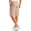 Men’s Golf Shorts 12″ Long 4 Pockets Lightweight Knee Length Quick Dry | Breathable, Straight Fit, Casual, Hiking, Work, Travel Short(Khaki)