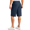 Men’s Golf Shorts 12″ Long 4 Pockets Lightweight Knee Length Quick Dry | Breathable, Straight Fit, Casual, Hiking, Work, Travel Short(Navy Blue)