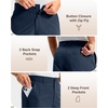 Men’s Golf Shorts 12″ Long 4 Pockets Lightweight Knee Length Quick Dry | Breathable, Straight Fit, Casual, Hiking, Work, Travel Short(Navy Blue)