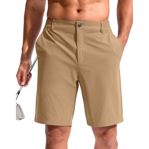 G Gradual Men’s Golf Shorts 9″ Lightweight Casual Stretch Shorts for Men | 3 Pockets, Stretch, Quick Dry, Breathable, Moisture wicking, Expandable Waistband, Zip fly, Dress Work Shorts(Dusty Khaki)