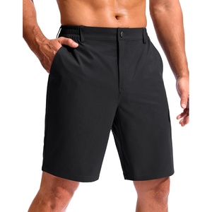 G Gradual Men’s Golf Shorts 9″ Lightweight Casual Stretch Shorts for Men | 3 Pockets, Stretch, Quick Dry, Breathable, Moisture wicking, Expandable Waistband, Zip fly, Dress Work Shorts(Black)
