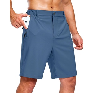 G Gradual Men’s Hiking Shorts 9″ Lightewight Casual Shorts for Men Quick Dry Stretch Golf Shorts with 3 Zipper Pockets Summer(Blue,XXL)