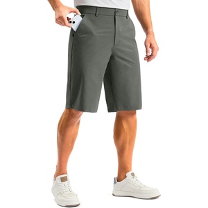 Men’s Golf Shorts 12″ Long 4 Pockets Lightweight Knee Length Quick Dry | Breathable, Straight Fit, Casual, Hiking, Work, Travel Short(Grey Sage)