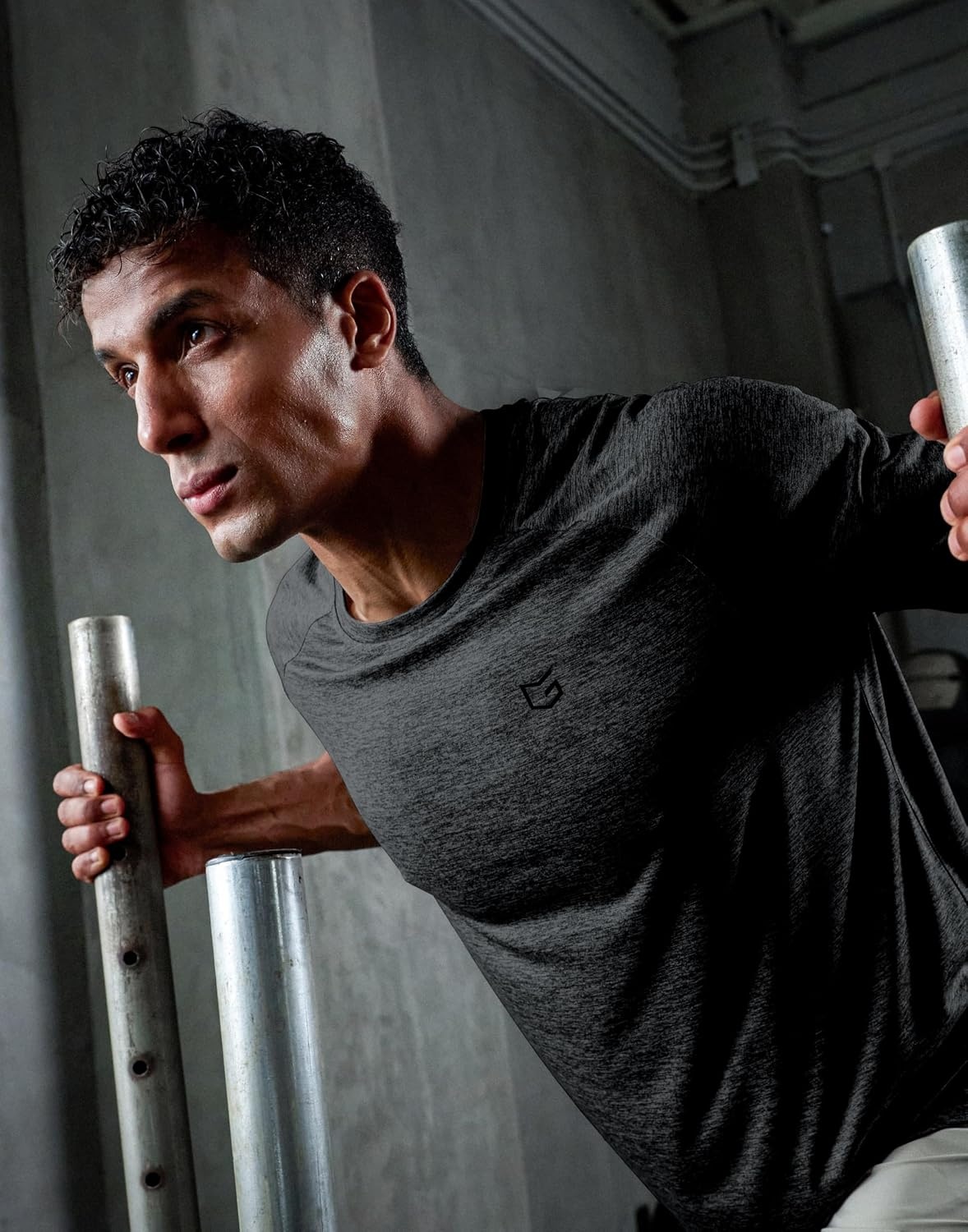 image:imageG Gradual Mens Workout Dry Fit Shirts Athletic Gym Lightweight TShirts Moisture Wicking Breathable Soft Performance Comfortable Tee Shirts Running Tennis Sports ActiveBlack
