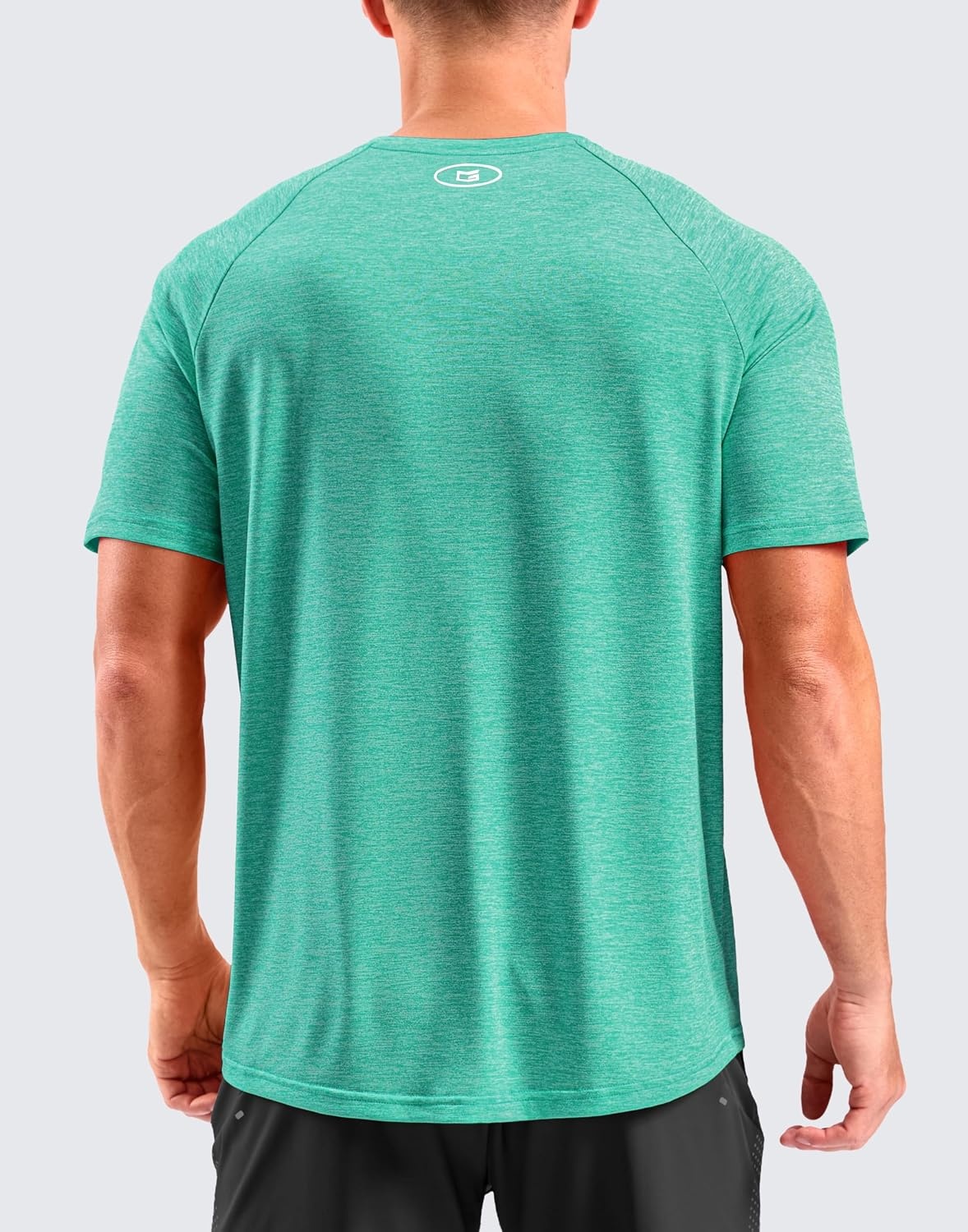 image:imageG Gradual Mens Workout Dry Fit Shirts Athletic Gym Lightweight TShirts Moisture Wicking Breathable Soft Performance Comfortable Tee Shirts Running Tennis Sports ActiveCascadia Green