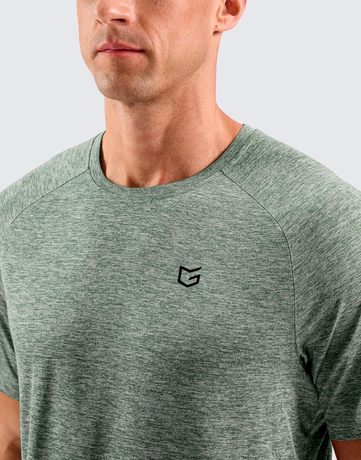 image:imageG Gradual Mens Workout Dry Fit Shirts Athletic Gym Lightweight TShirts Moisture Wicking Breathable Soft Performance Comfortable Tee Shirts Running Tennis Sports ActiveSage Green