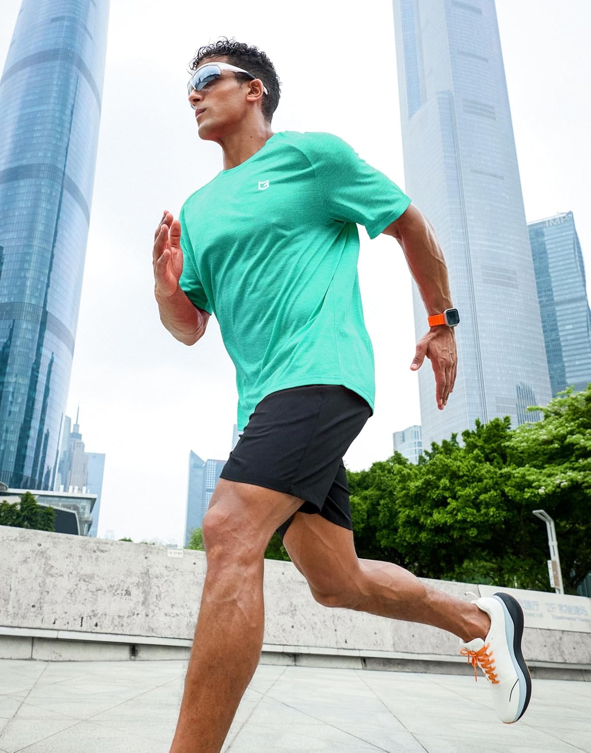 image:imageG Gradual Mens Workout Dry Fit Shirts Athletic Gym Lightweight TShirts Moisture Wicking Breathable Soft Performance Comfortable Tee Shirts Running Tennis Sports ActiveCascadia Green