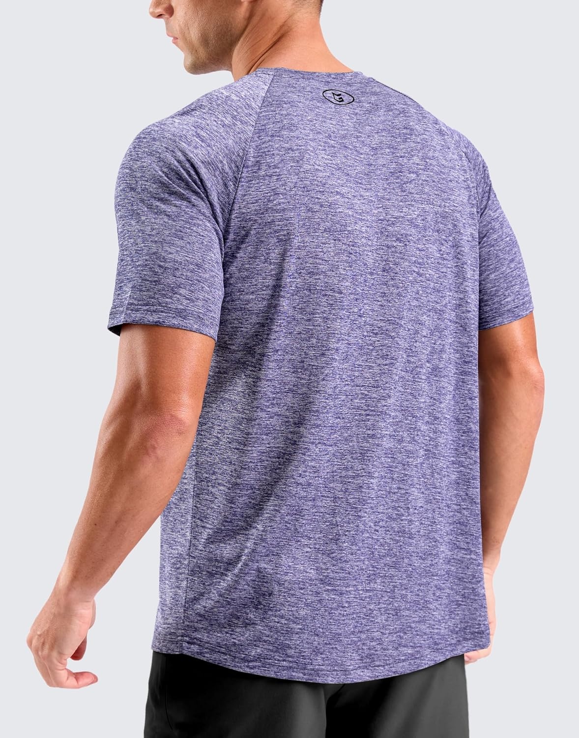 image:imageG Gradual Mens Workout Dry Fit Shirts Athletic Gym Lightweight TShirts Moisture Wicking Breathable Soft Performance Comfortable Tee Shirts Running Tennis Sports ActiveLight Purple