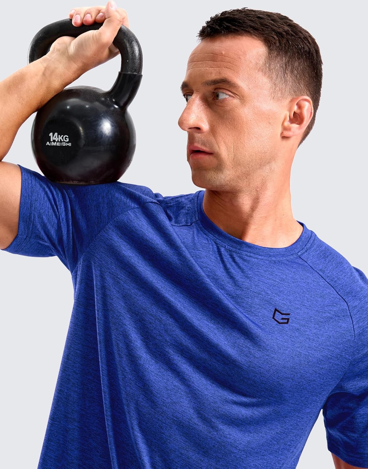 image:imageG Gradual Mens Workout Dry Fit Shirts Athletic Gym Lightweight TShirts Moisture Wicking Breathable Soft Performance Comfortable Tee Shirts Running Tennis Sports ActiveRoyal Blue