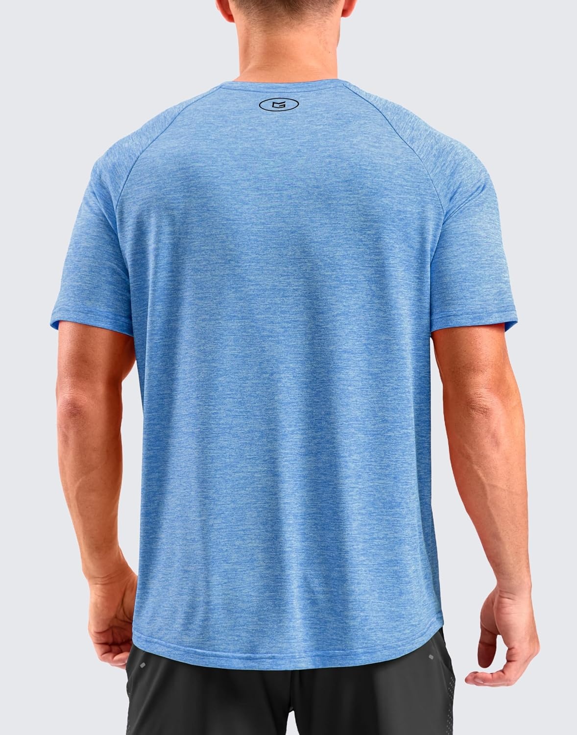 image:imageG Gradual Mens Workout Dry Fit Shirts Athletic Gym Lightweight TShirts Moisture Wicking Breathable Soft Performance Comfortable Tee Shirts Running Tennis Sports ActiveAzure Blue