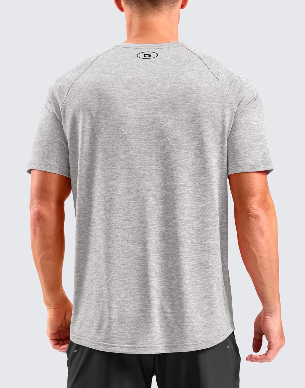 image:imageG Gradual Mens Workout Dry Fit Shirts Athletic Gym Lightweight TShirts Moisture Wicking Breathable Soft Performance Comfortable Tee Shirts Running Tennis Sports ActivePlatinum Grey