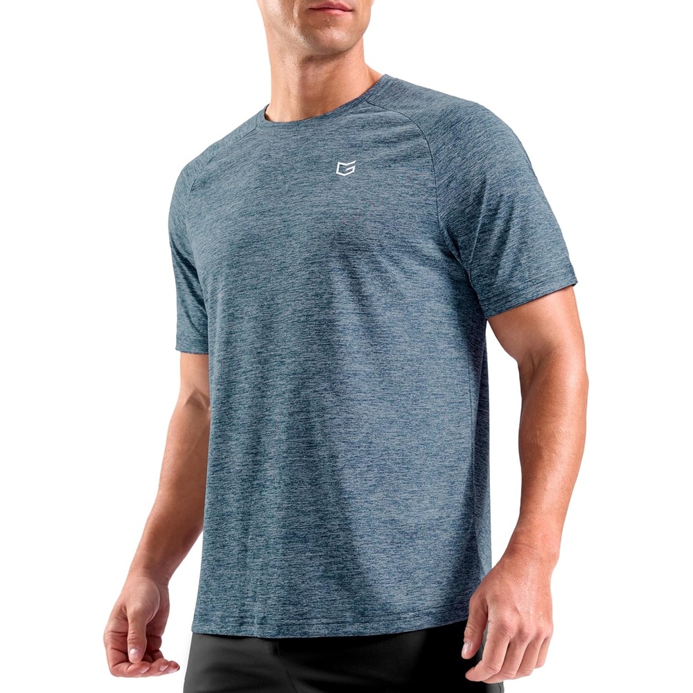 image:imageG Gradual Mens Workout Dry Fit Shirts Athletic Gym Lightweight TShirts  Moisture Wicking Breathable Soft Performance Comfortable Tee Shirts Running Tennis Sports ActiveSlate Blue