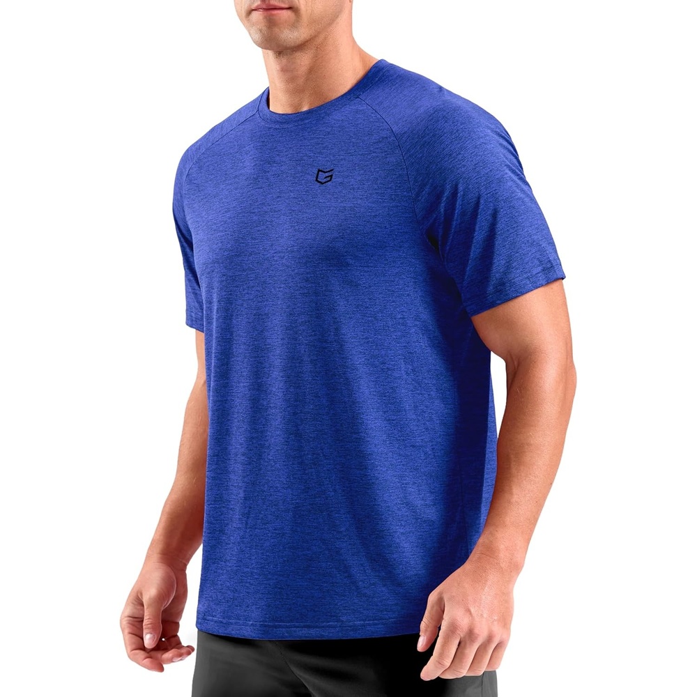 image:imageG Gradual Mens Workout Dry Fit Shirts Athletic Gym Lightweight TShirts  Moisture Wicking Breathable Soft Performance Comfortable Tee Shirts Running Tennis Sports ActiveRoyal Blue