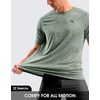 G Gradual Mens Workout Dry Fit Shirts Athletic Gym Lightweight T-Shirts | Moisture Wicking, Breathable, Soft Performance Comfortable Tee Shirts Running Tennis Sports Active(Sage Green)