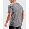 G Gradual Mens Workout Dry Fit Shirts Athletic Gym Lightweight T-Shirts | Moisture Wicking, Breathable, Soft Performance Comfortable Tee Shirts Running Tennis Sports Active(Grey)