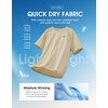 G Gradual Mens Workout Dry Fit Shirts Athletic Gym Lightweight T-Shirts | Moisture Wicking, Breathable, Soft Performance Comfortable Tee Shirts Running Tennis Sports Active(Wheat Khaki)