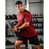 G Gradual Mens Workout Dry Fit Shirts Athletic Gym Lightweight T-Shirts | Moisture Wicking, Breathable, Soft Performance Comfortable Tee Shirts Running Tennis Sports Active(Red)