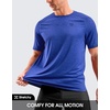G Gradual Mens Workout Dry Fit Shirts Athletic Gym Lightweight T-Shirts | Moisture Wicking, Breathable, Soft Performance Comfortable Tee Shirts Running Tennis Sports Active(Royal Blue)