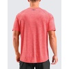 G Gradual Mens Workout Dry Fit Shirts Athletic Gym Lightweight T-Shirts | Moisture Wicking, Breathable, Soft Performance Comfortable Tee Shirts Running Tennis Sports Active(Watermelon Red)