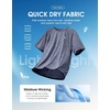 G Gradual Mens Workout Dry Fit Shirts Athletic Gym Lightweight T-Shirts | Moisture Wicking, Breathable, Soft Performance Comfortable Tee Shirts Running Tennis Sports Active(Blue)