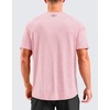 G Gradual Mens Workout Dry Fit Shirts Athletic Gym Lightweight T-Shirts | Moisture Wicking, Breathable, Soft Performance Comfortable Tee Shirts Running Tennis Sports Active(Pink)