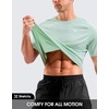 G Gradual Mens Workout Dry Fit Shirts Athletic Gym Lightweight T-Shirts | Moisture Wicking, Breathable, Soft Performance Comfortable Tee Shirts Running Tennis Sports Active(Light Green)