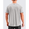 G Gradual Mens Workout Dry Fit Shirts Athletic Gym Lightweight T-Shirts | Moisture Wicking, Breathable, Soft Performance Comfortable Tee Shirts Running Tennis Sports Active(Platinum Grey)