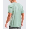 G Gradual Mens Workout Dry Fit Shirts Athletic Gym Lightweight T-Shirts | Moisture Wicking, Breathable, Soft Performance Comfortable Tee Shirts Running Tennis Sports Active(Light Green)