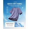 G Gradual Mens Workout Dry Fit Shirts Athletic Gym Lightweight T-Shirts | Moisture Wicking, Breathable, Soft Performance Comfortable Tee Shirts Running Tennis Sports Active(Light Purple)