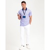 Men’s Golf Polo Shirts Dry Fit Print Golf Shirts for Men Breathable | Breathable, Quick-Dry, Lightweight, Moisture-wicking, Sun Protection, Tennis, Sports, Daily, High-Elasticity(Purple Geometry)