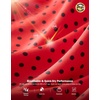 Men’s Golf Polo Shirts Dry Fit Print Golf Shirts for Men Breathable | Breathable, Quick-Dry, Lightweight, Moisture-wicking, Sun Protection, Tennis, Sports, Daily, High-Elasticity(Red Polka Dot)