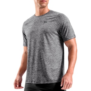 G Gradual Mens Workout Dry Fit Shirts Athletic Gym Lightweight T-Shirts | Moisture Wicking, Breathable, Soft Performance Comfortable Tee Shirts Running Tennis Sports Active(Grey)