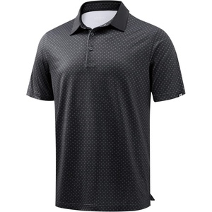 Men’s Golf Polo Shirts Dry Fit Print Golf Shirts for Men Breathable | Breathable, Quick-Dry, Lightweight, Moisture-wicking, Sun Protection, Tennis, Sports, Daily, High-Elasticity(Ball Holder)