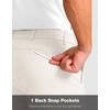 G Gradual Men’s Golf Shorts with 4 Pockets 11 Inch Inseam Casual Shorts | Hidden Zip Pocket, Stretch, Quick Dry, Breathable, UPF50+, Work, Hiking, Dress Shorts for Men(W-beige)