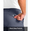 G Gradual Men’s Golf Shorts with 4 Pockets 11 Inch Inseam Casual Shorts | Hidden Zip Pocket, Stretch, Quick Dry, Breathable, UPF50+, Work, Hiking, Dress Shorts for Men(Dusty Blue)