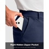 G Gradual Men’s Golf Shorts with 4 Pockets 11 Inch Inseam Casual Shorts | Hidden Zip Pocket, Stretch, Quick Dry, Breathable, UPF50+, Work, Hiking, Dress Shorts for Men(Navy)