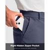 G Gradual Men’s Golf Shorts with 4 Pockets 11 Inch Inseam Casual Shorts | Hidden Zip Pocket, Stretch, Quick Dry, Breathable, UPF50+, Work, Hiking, Dress Shorts for Men(Dusty Blue)
