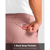 G Gradual Men’s Golf Shorts with 4 Pockets 11 Inch Inseam Casual Shorts | Hidden Zip Pocket, Stretch, Quick Dry, Breathable, UPF50+, Work, Hiking, Dress Shorts for Men(Dusty Pink)