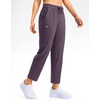G Gradual Petite Pants for Women 7/8 Ankle Golf Pants with 3 Pockets | Petite Fit, Hidden Inner Pocket , Ultral Soft, Stretchy, Breathable, Travel, Teacher Outfits, Dress Up or Down(Dark Purple)